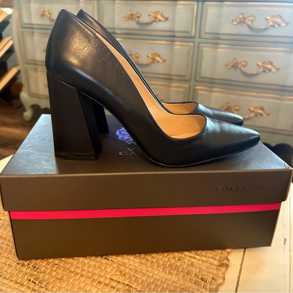 Vince Camuto Classic Black Heels